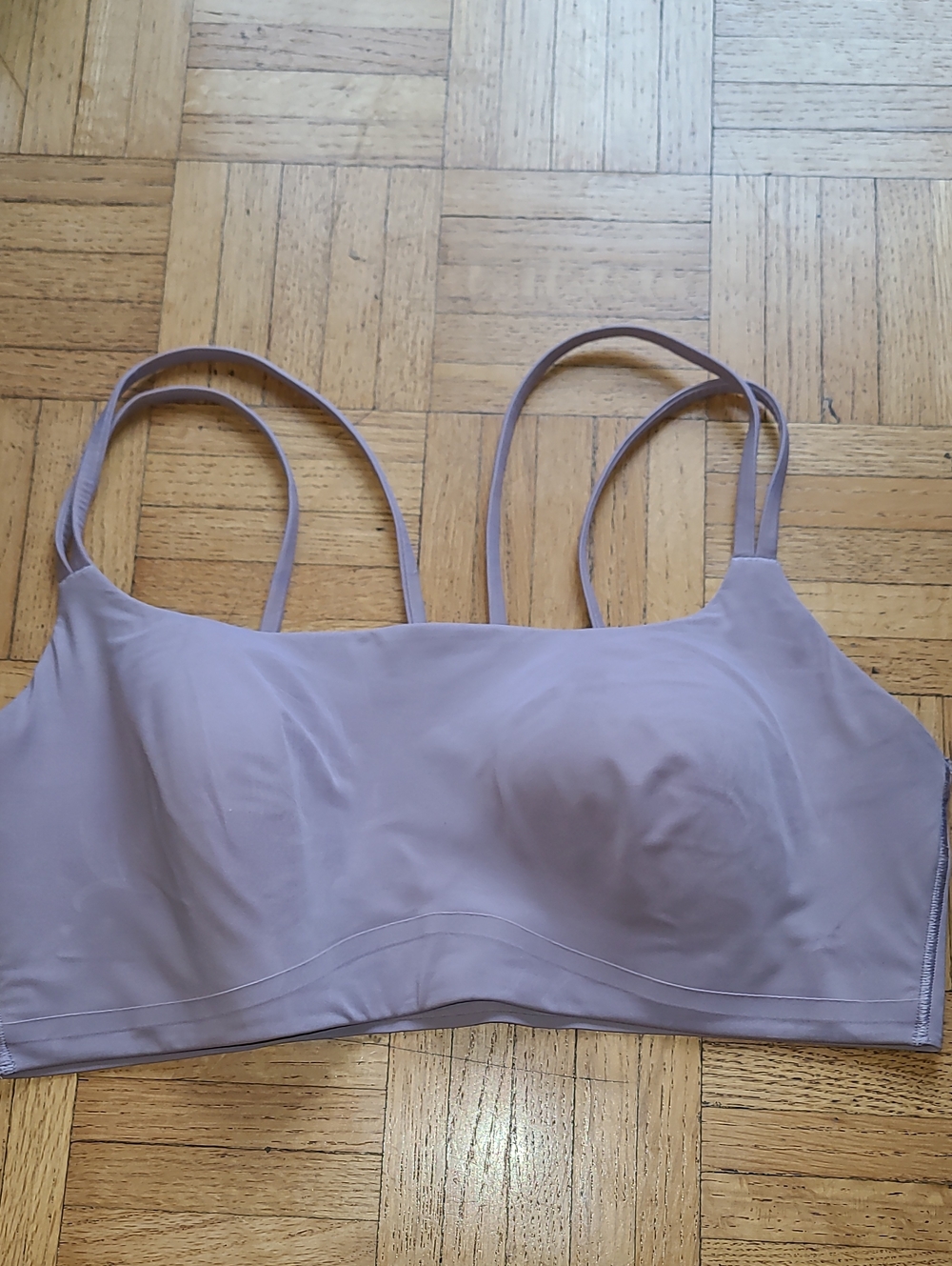 lululemon like a cloud bra b/c cup size 12 mauve colour